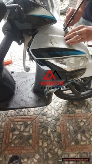 servis motor honda bongkar