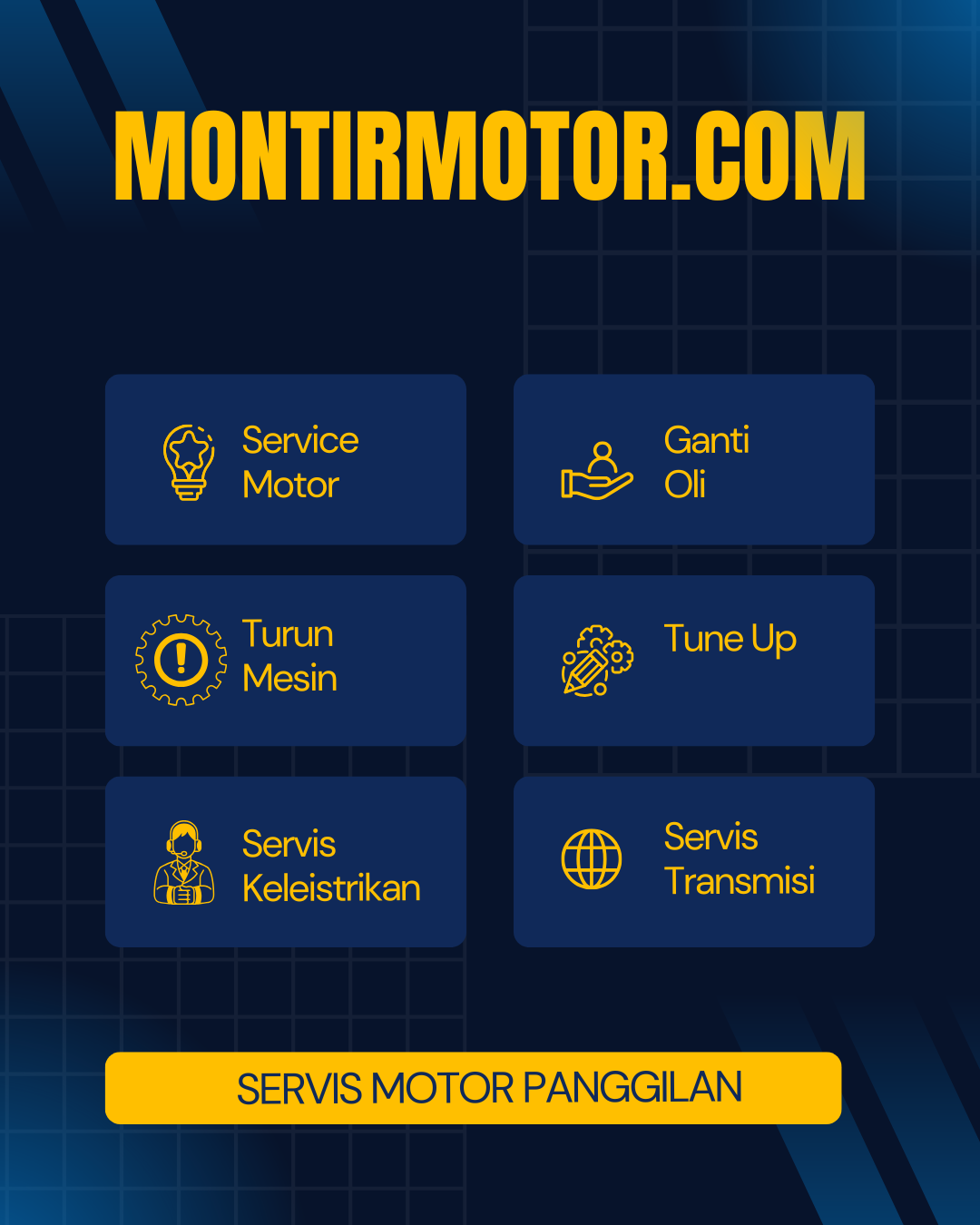 Bengkel Motor Panggilan Terdekat Jakarta